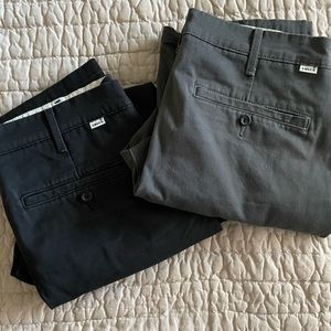 2 pairs of Levi’s tapered chino pants